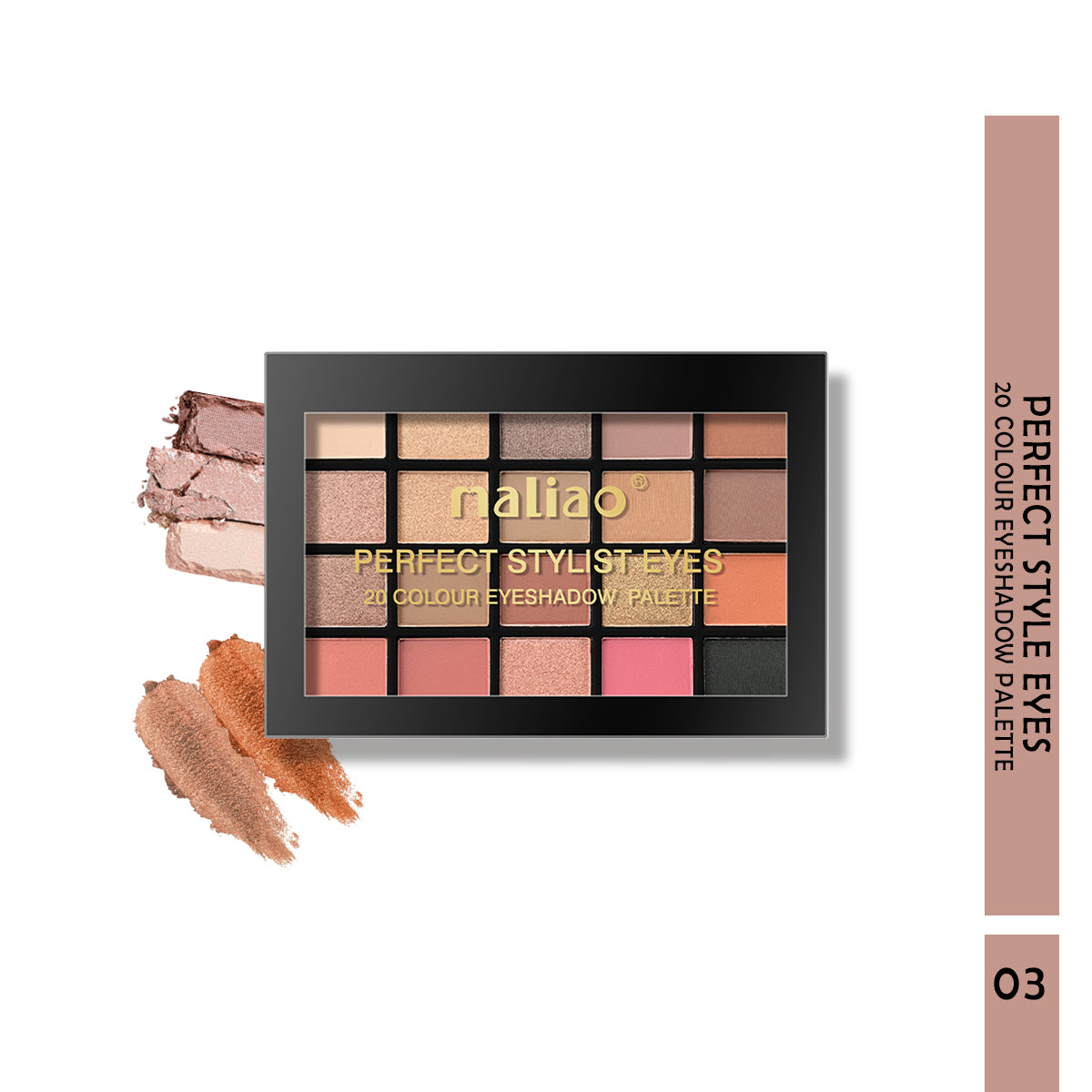 Maliao Perfect Stylist Eyes 20-Color Eyeshadow Palette - Maliao Makeup